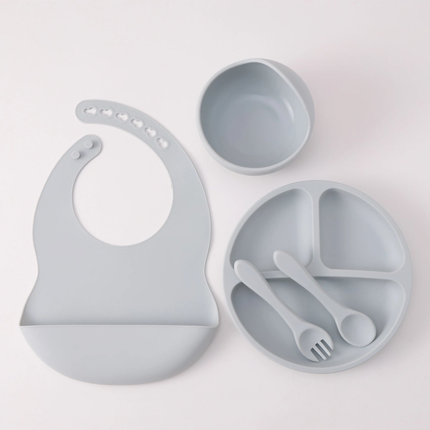 Silicone Baby Feeding Set — 5-Piece
