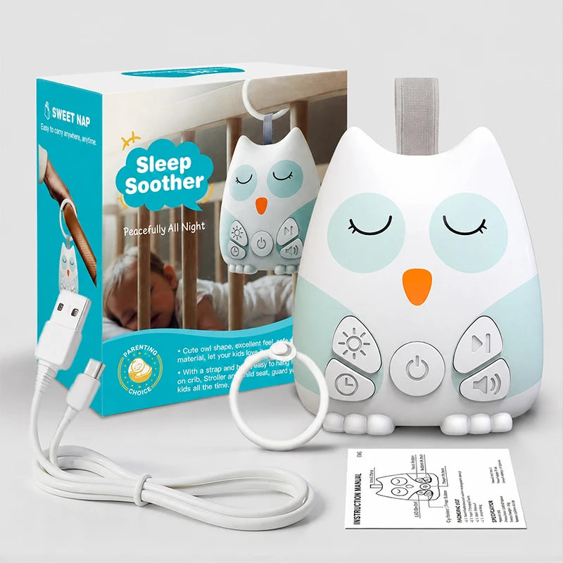 Baby White Noise Machine — 30 Sounds & Night Light