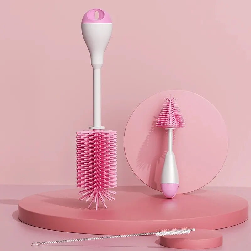 Silicone Bottle Brush Set — 5-Piece
