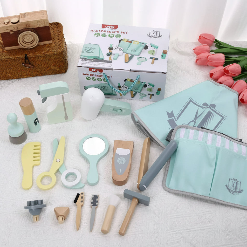 Montessori Makeup Set – Wooden Role Play