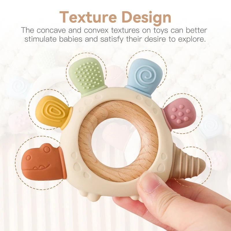Silicone Baby Teether — Toy for Teething Relief