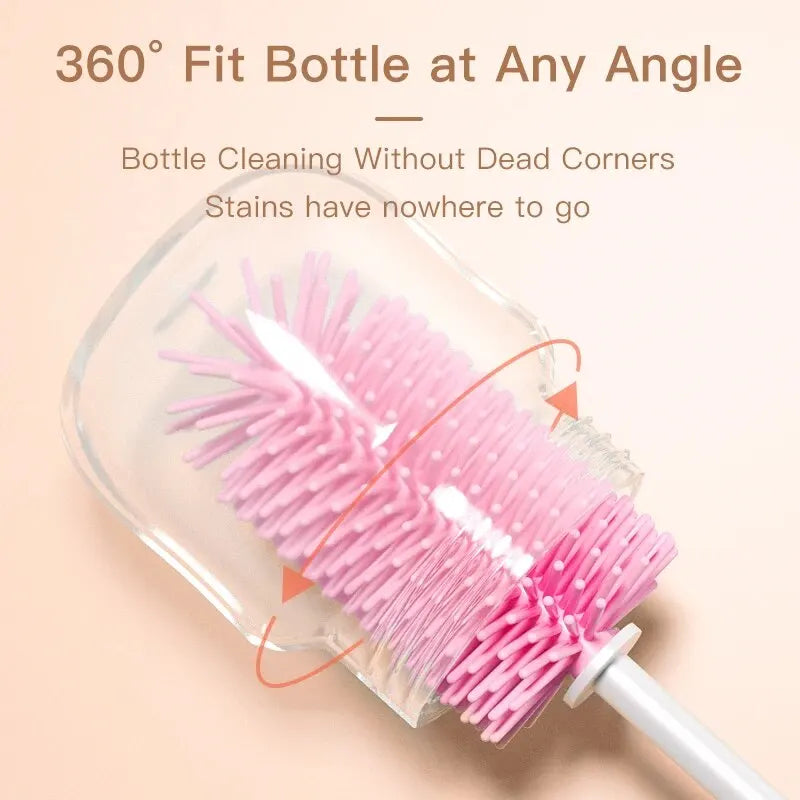 Silicone Bottle Brush Set — 5-Piece