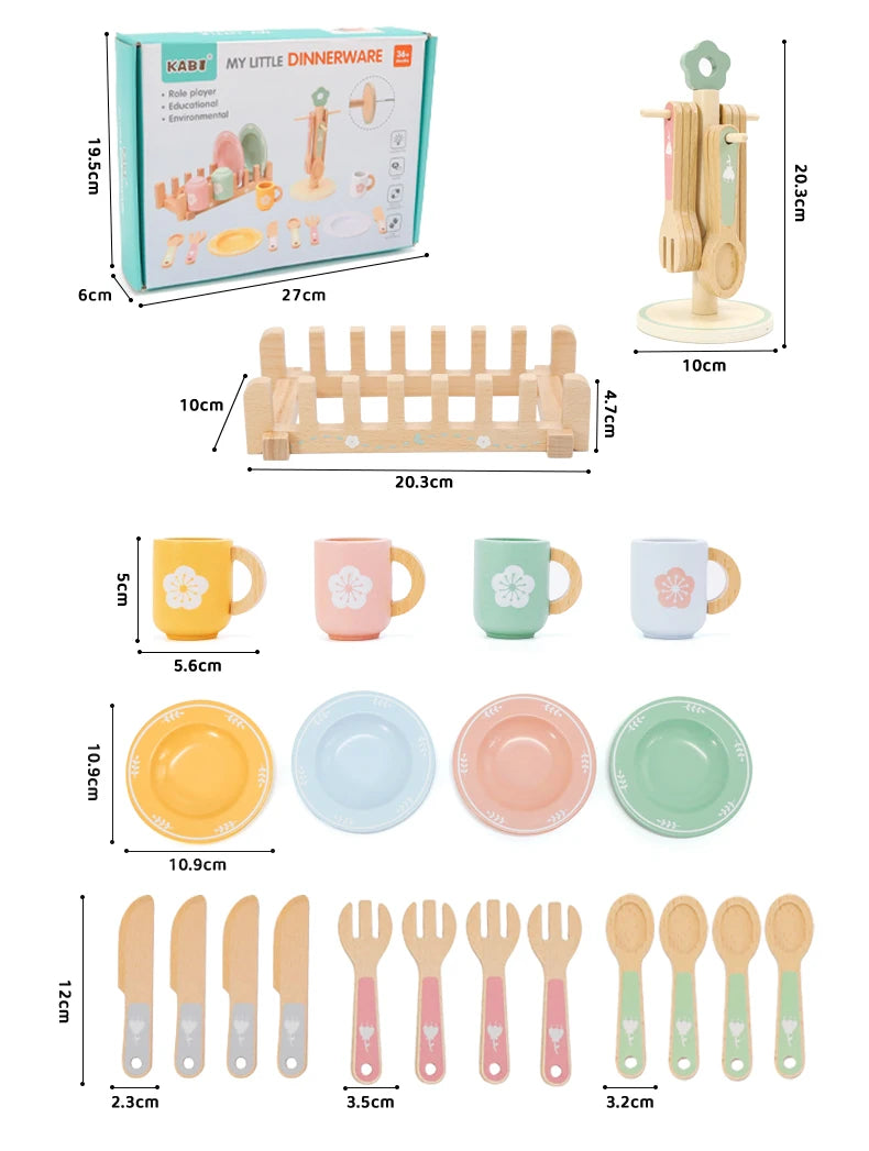 Montessori Kitchen Set – 21 Pieces