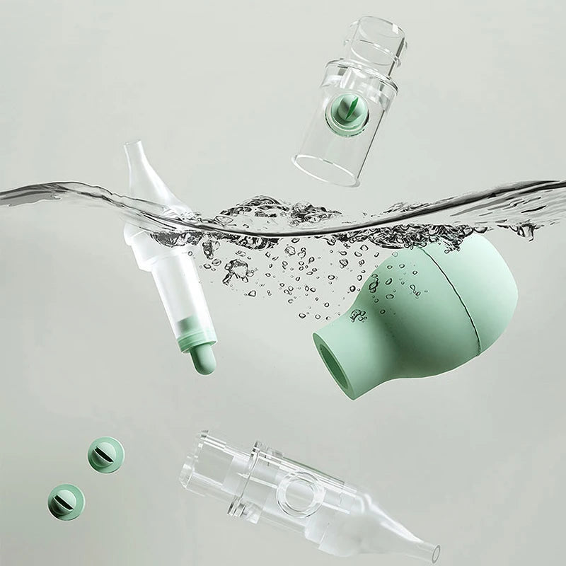 Soft Silicone Baby Nasal Aspirator — Anti-Backflow Nose Cleaner