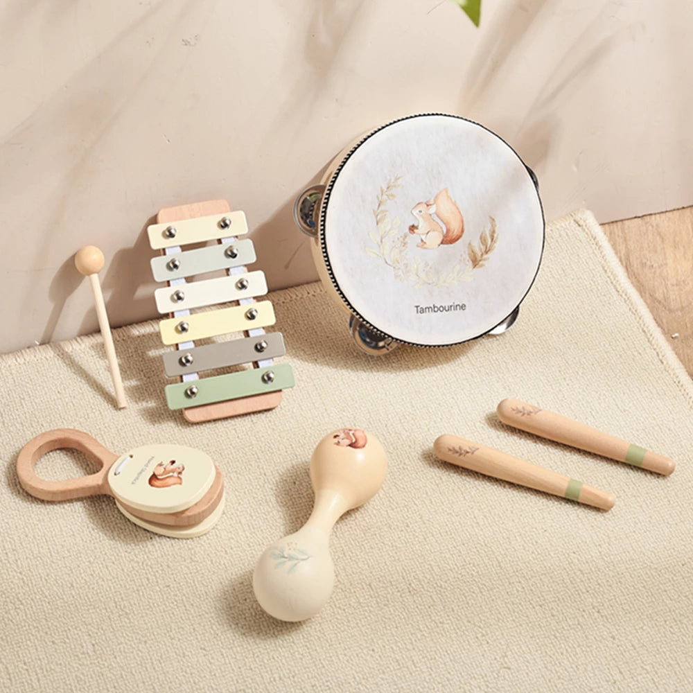 Montessori Music Set – Wooden Instruments