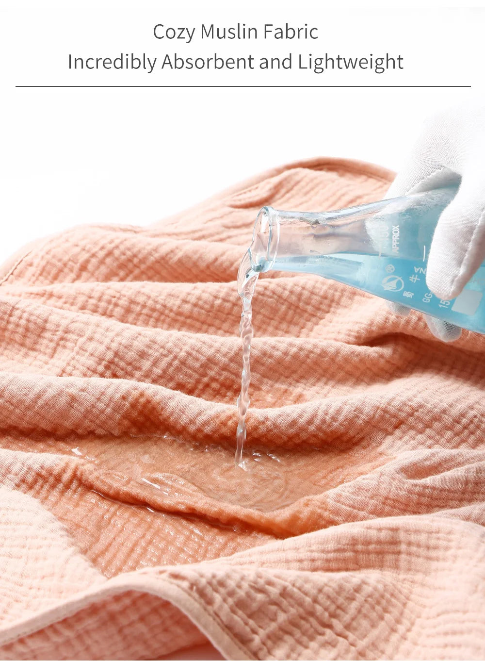 Muslin Beach Poncho - Hooded Towel