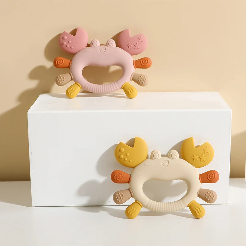 Crab Silicone Teether — BPA-Free Baby Toy