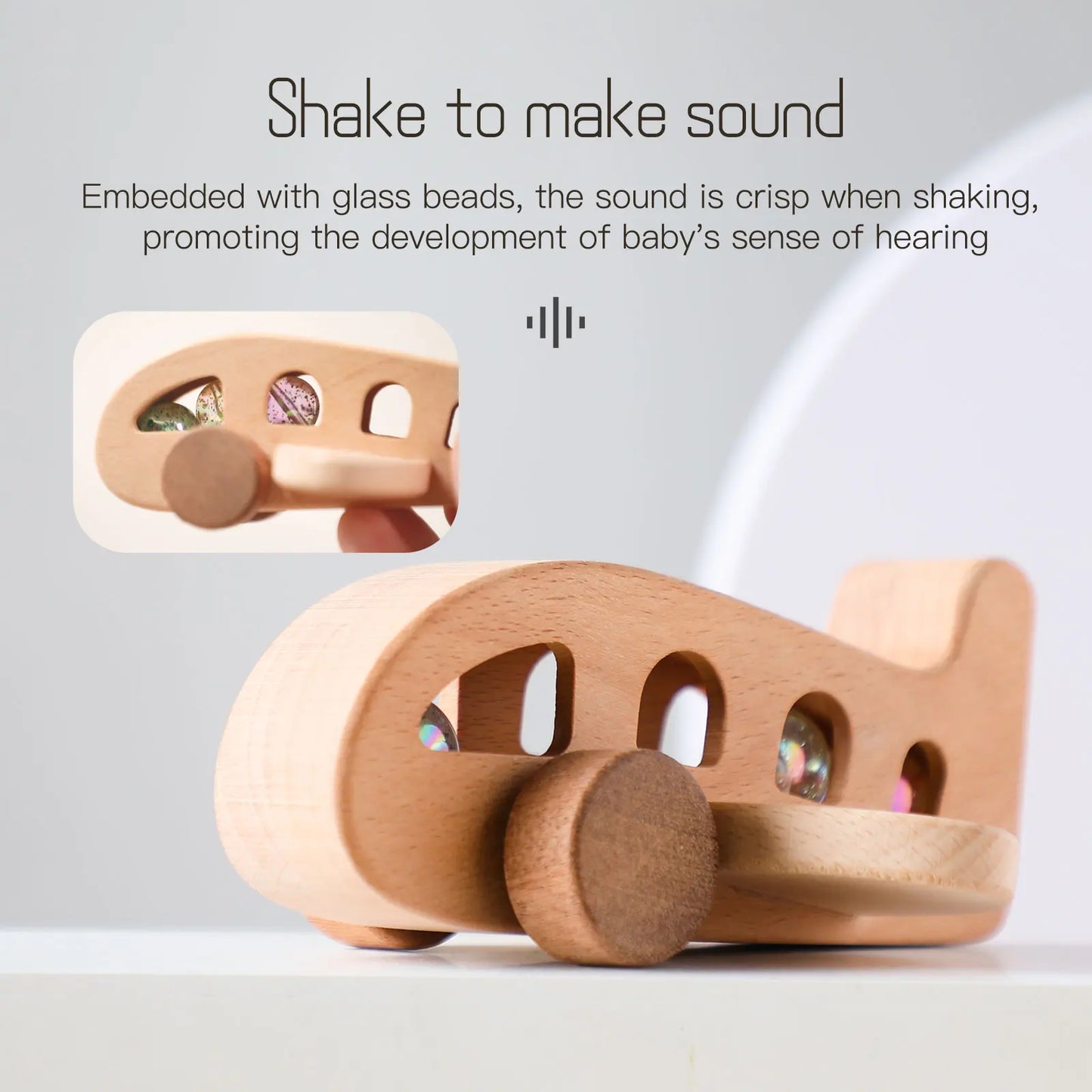 Montessori Plane Toy – Sensory Bead