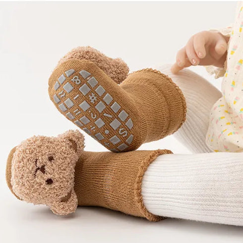 Bear Baby Socks — Winter Grip
