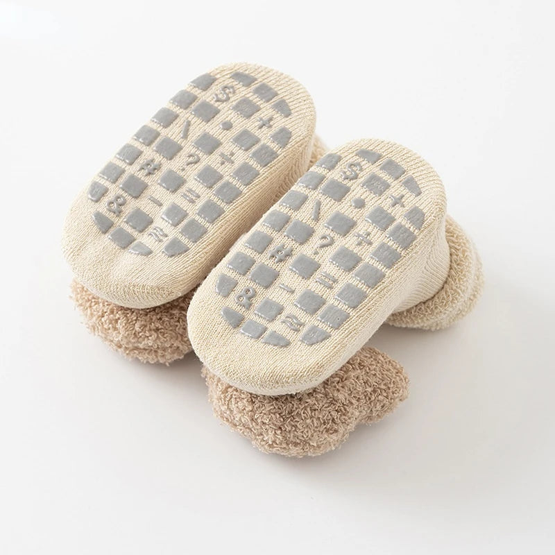 Bear Baby Socks — Winter Grip