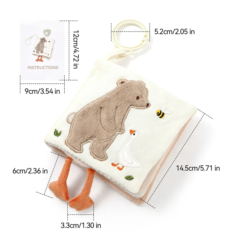 Baby Sensory Cloth Book — Crinkle & Discover
