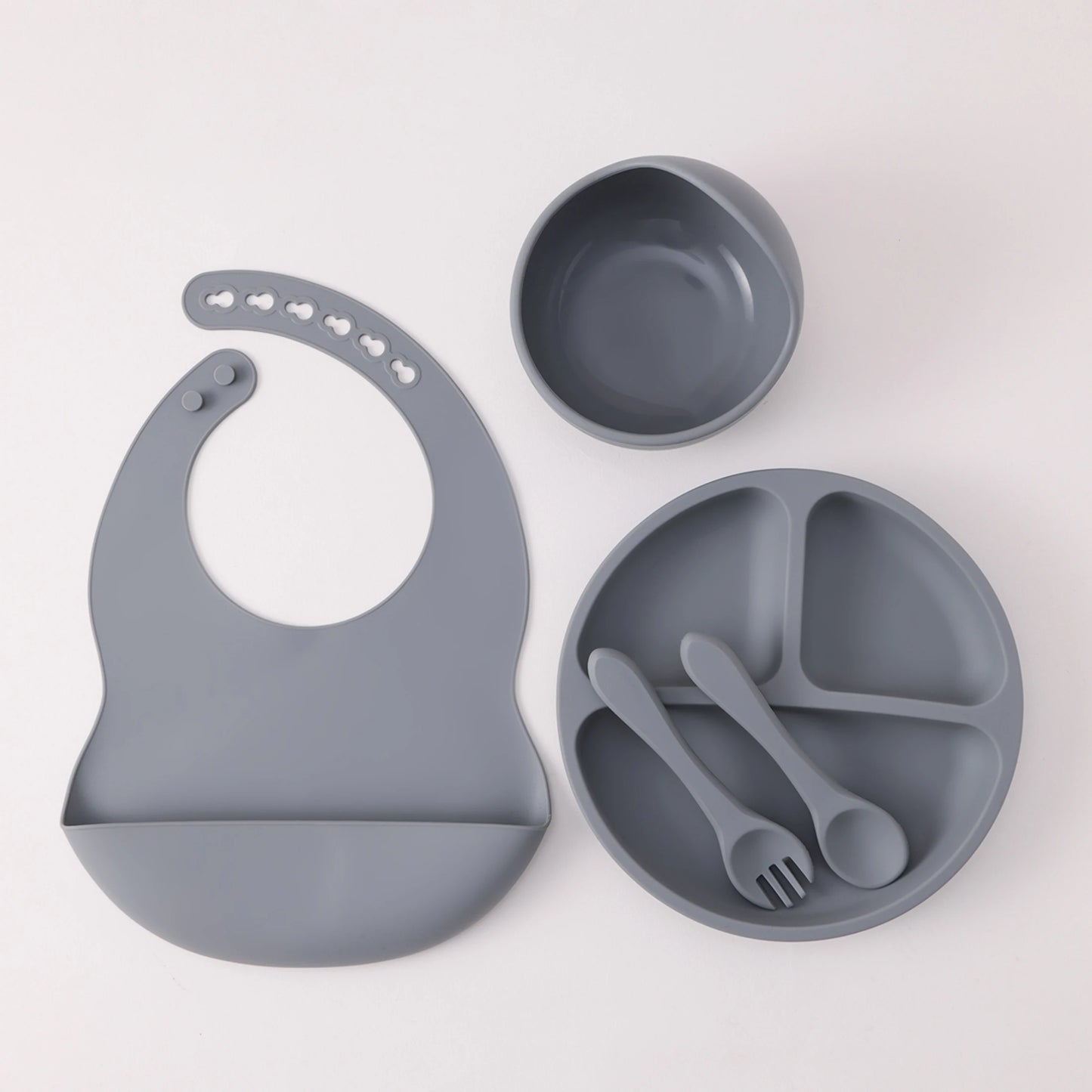 Silicone Baby Feeding Set — 5-Piece