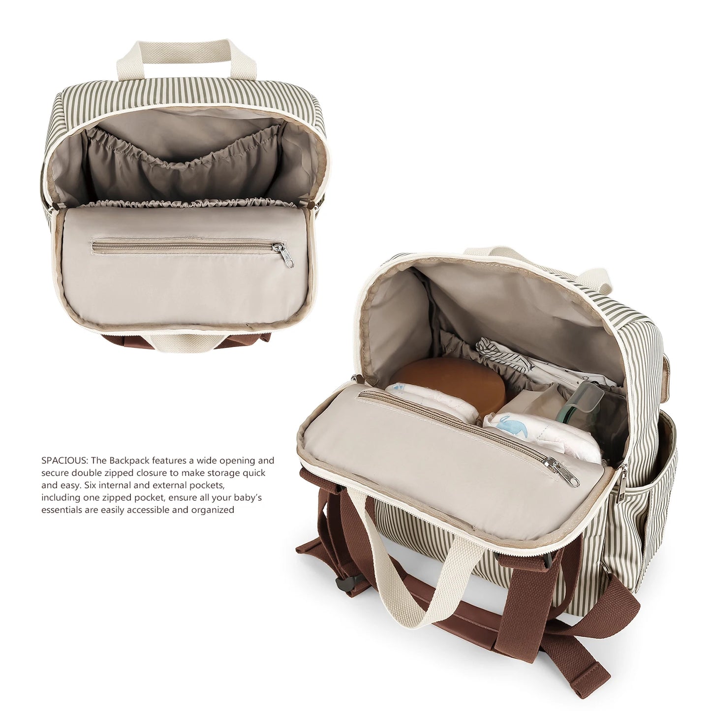 Diaper Backpack with Changing Mat — Multi-Functional Travel Bag