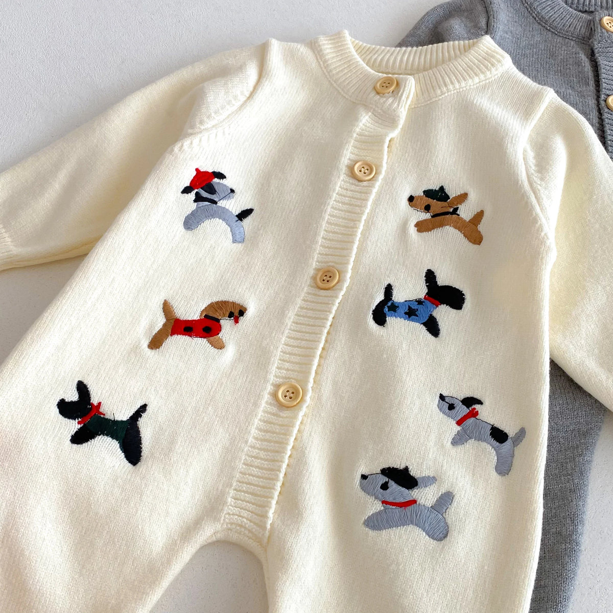 Dog Knit Romper — Autumn Style