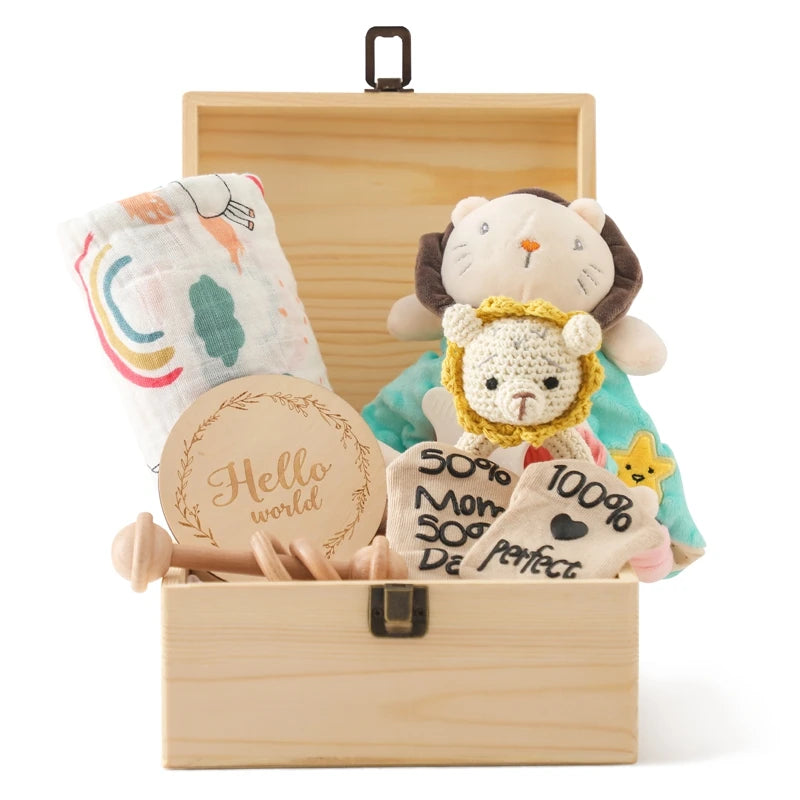 Baby’s First Moments — Wooden Gift Box