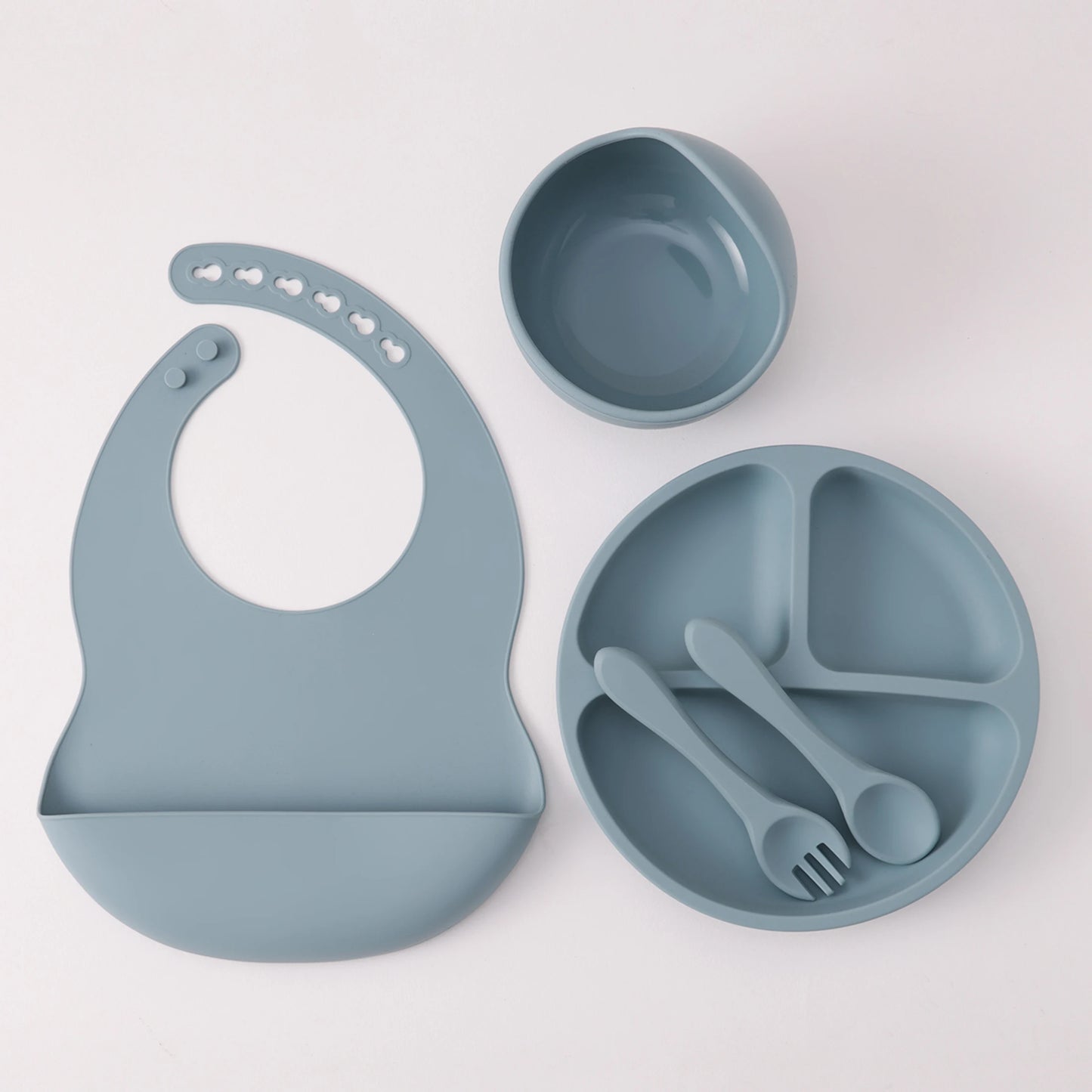 Silicone Baby Feeding Set — 5-Piece