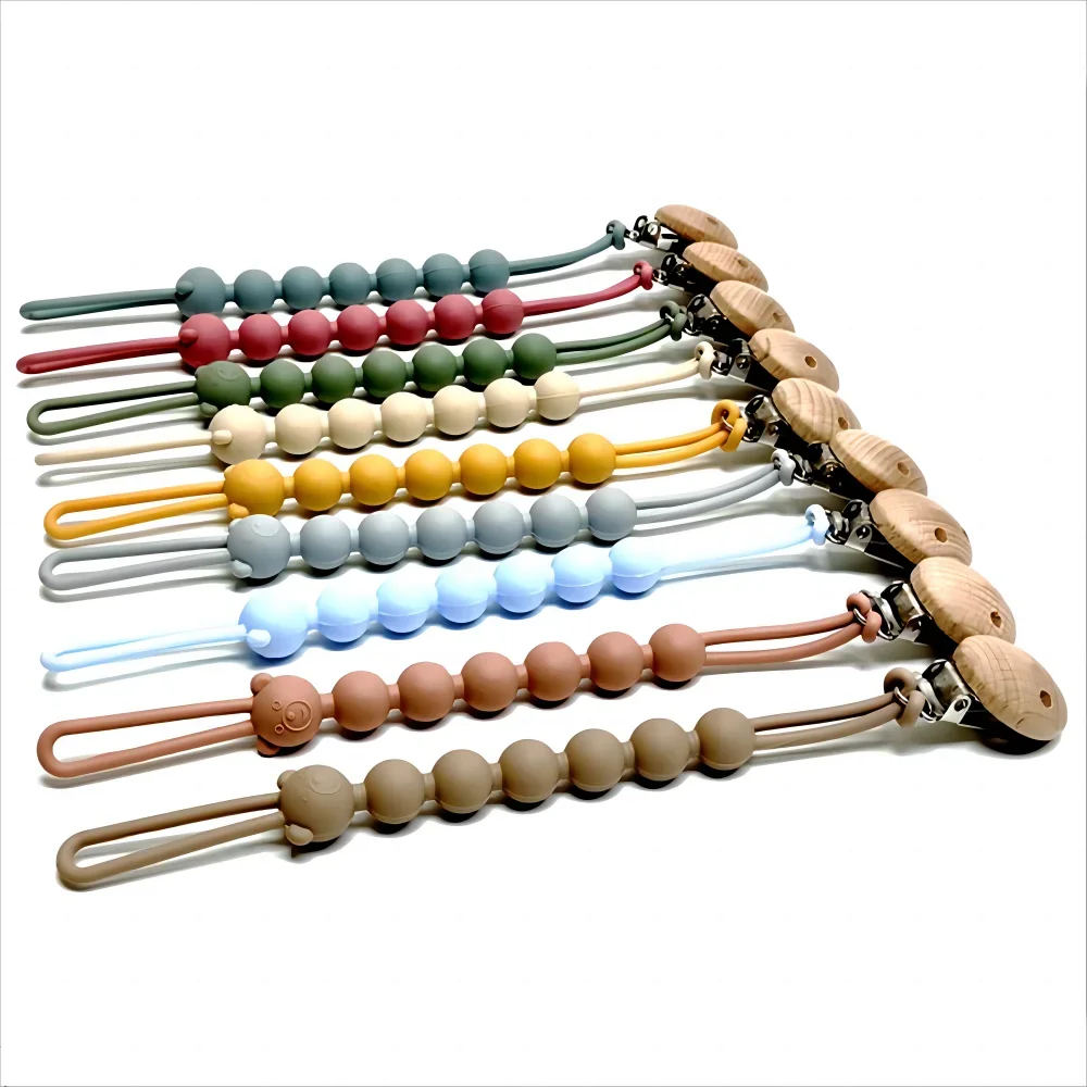Baby Pacifier Chain - Silicone Beads