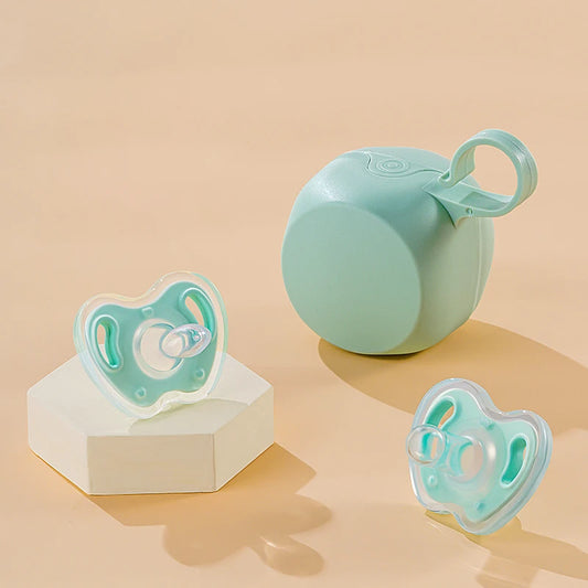 Silicone Pacifier with Storage Box — Ultra-Light & BPA-Free