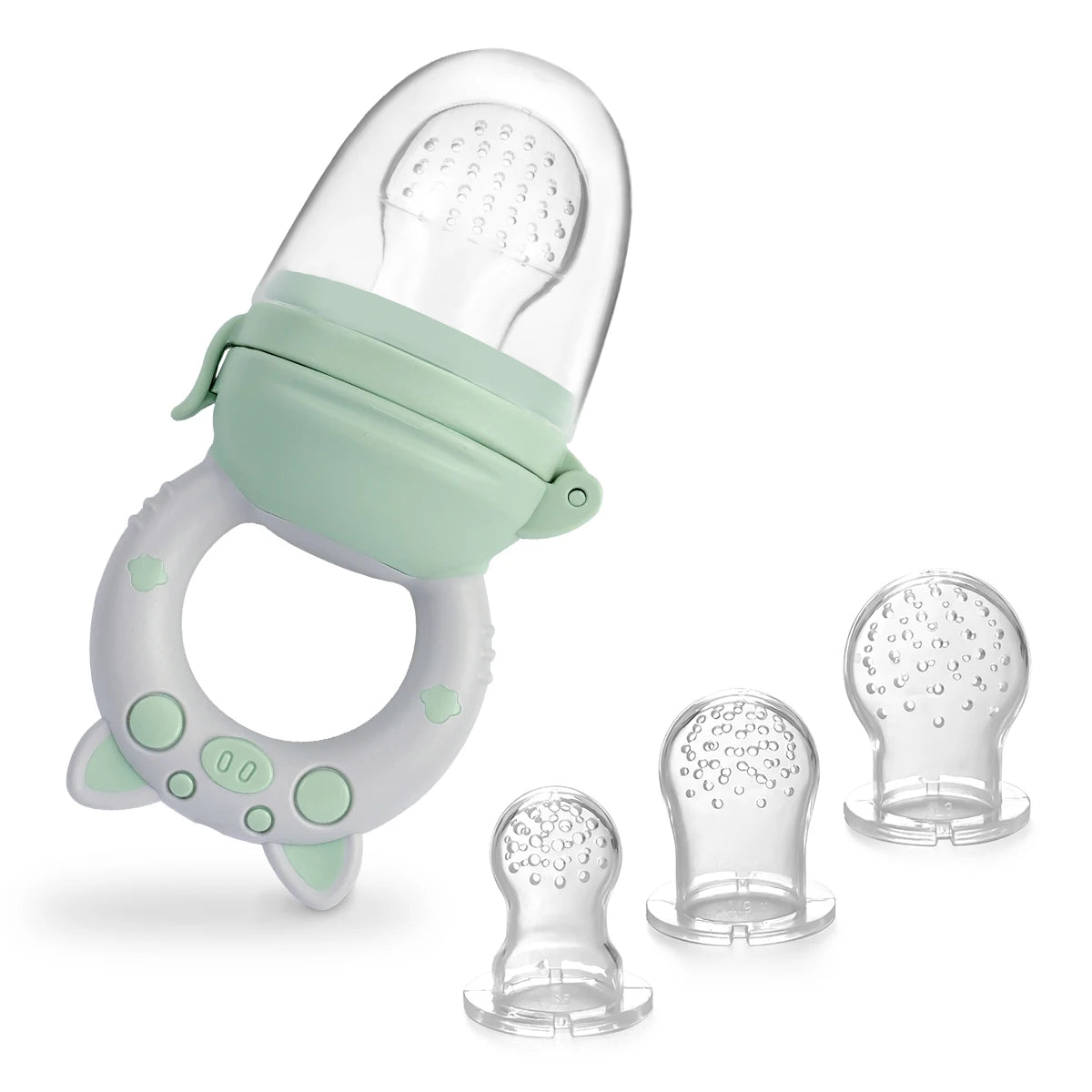 Silicone Fruit & Vegetable Feeder - 4-delige Set