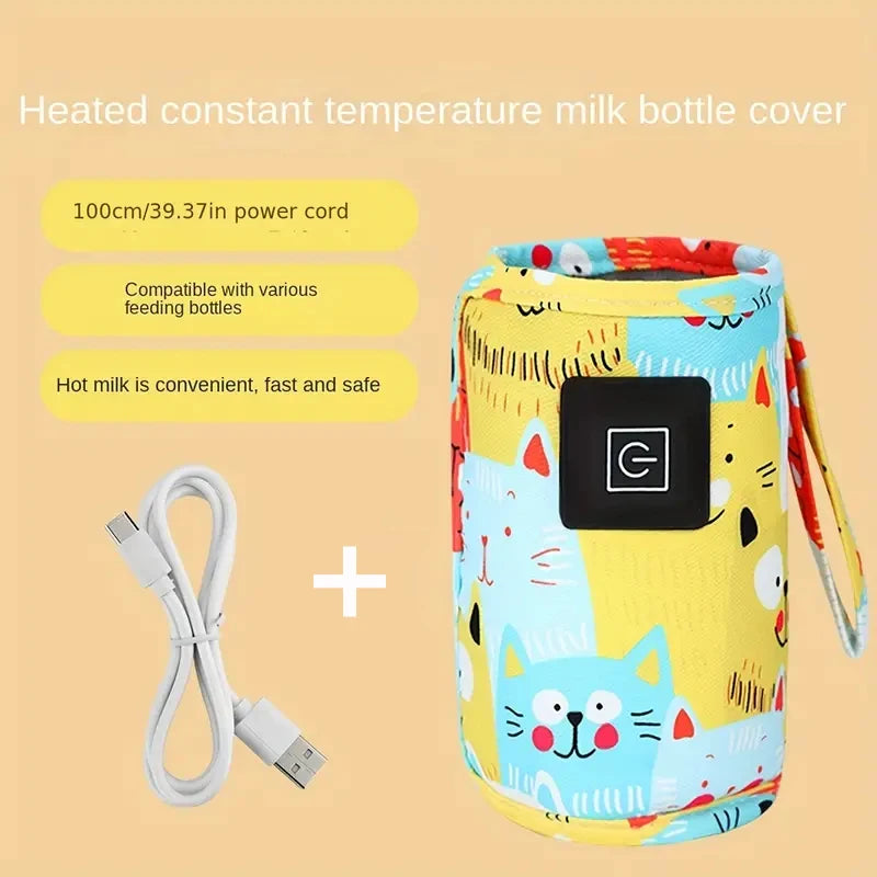 USB Bottle Warmer — Portable Insulated Travel Bag
