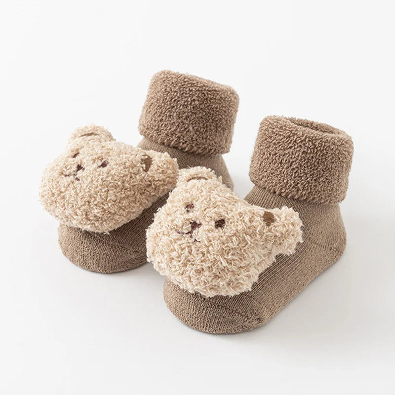 Bear Baby Socks — Winter Grip