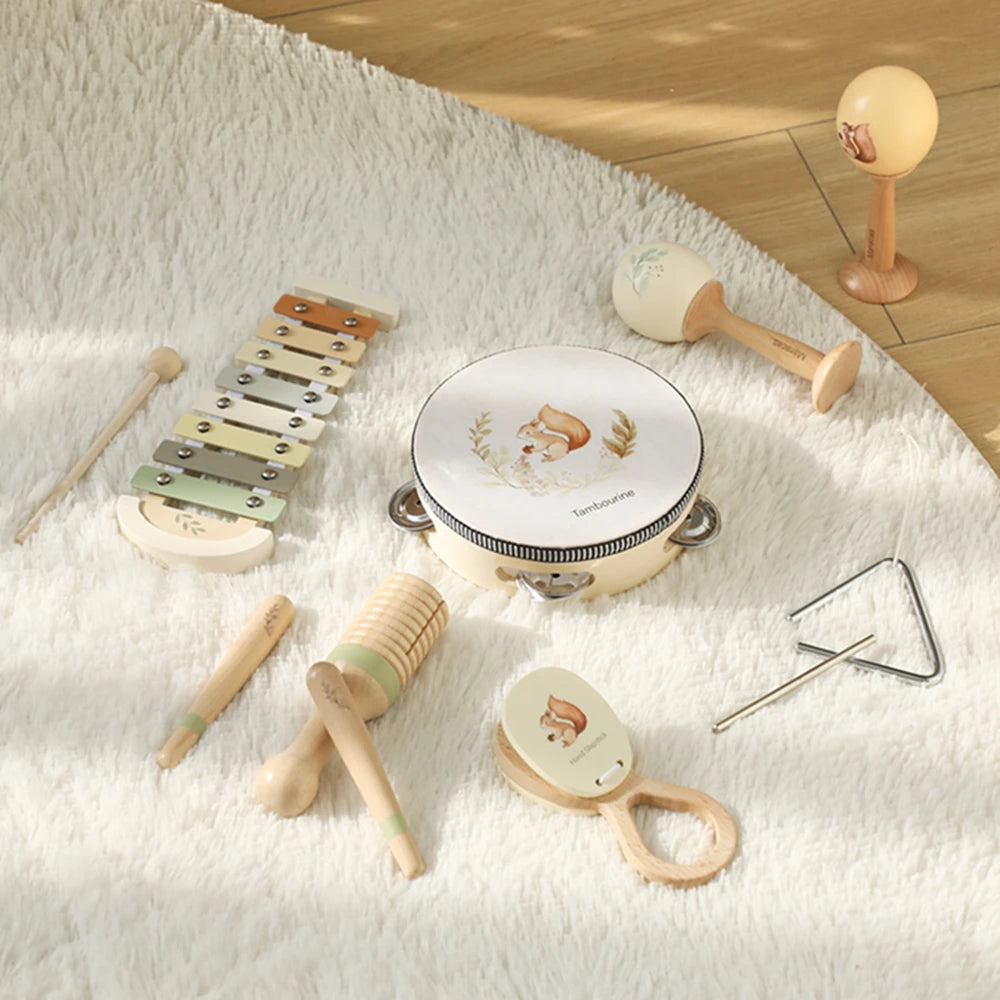 Montessori Music Set – Wooden Instruments