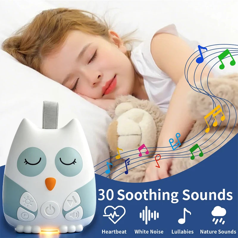 Baby White Noise Machine — 30 Sounds & Night Light