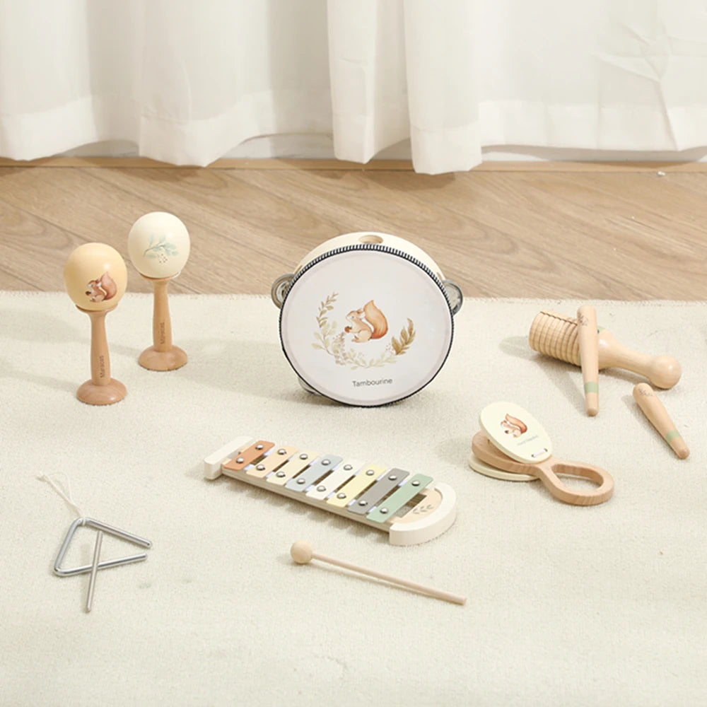 Montessori Music Set – Wooden Instruments