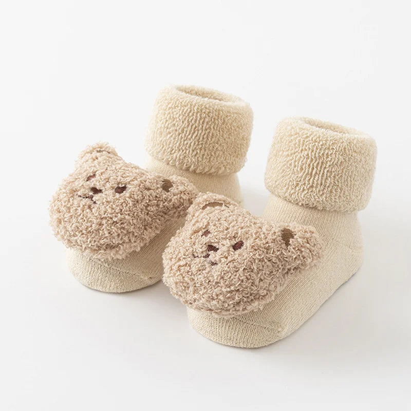 Bear Baby Socks — Winter Grip