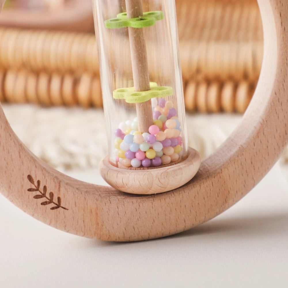 Wooden Rainmaker Toy — Montessori Sensory Shaker
