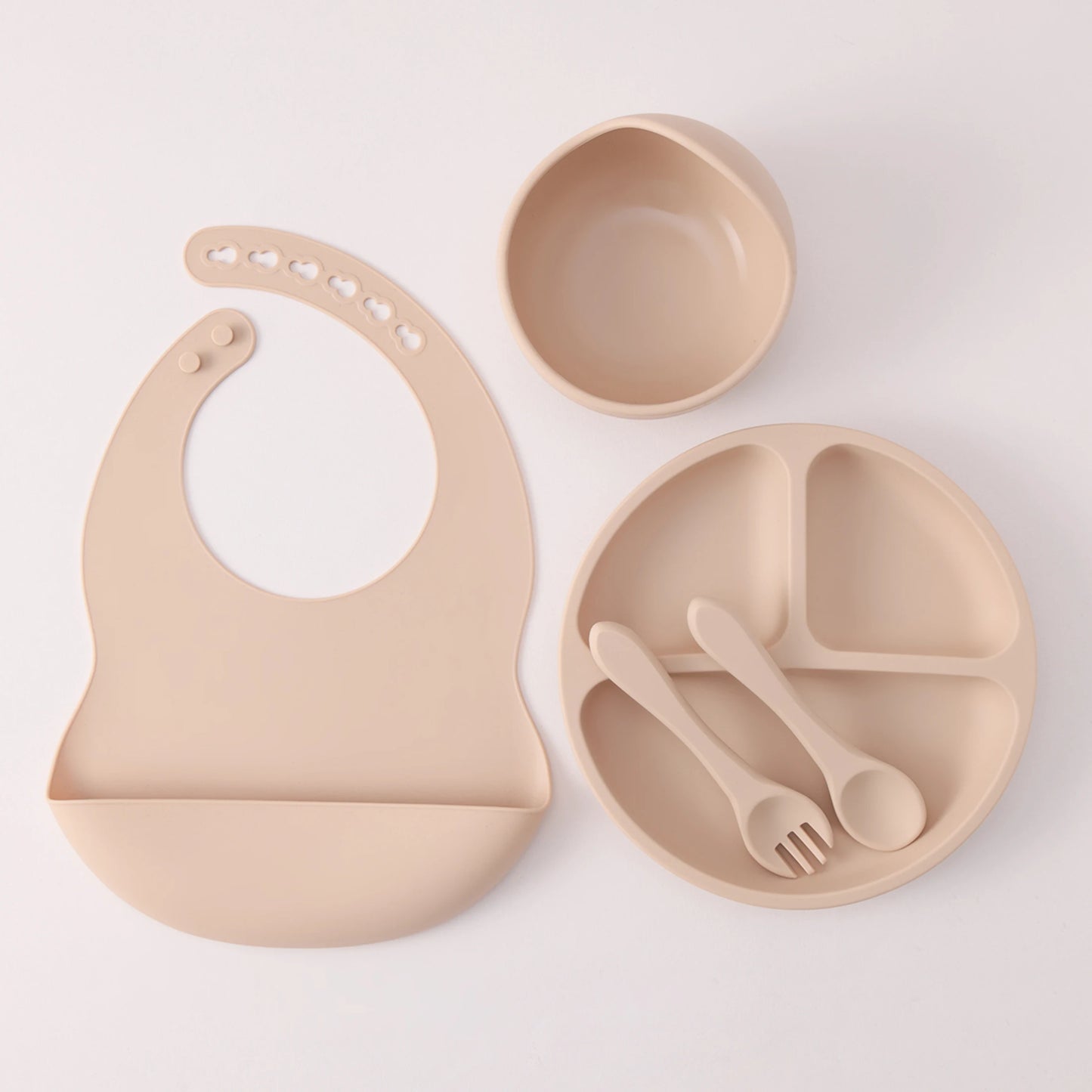 Silicone Baby Feeding Set — 5-Piece
