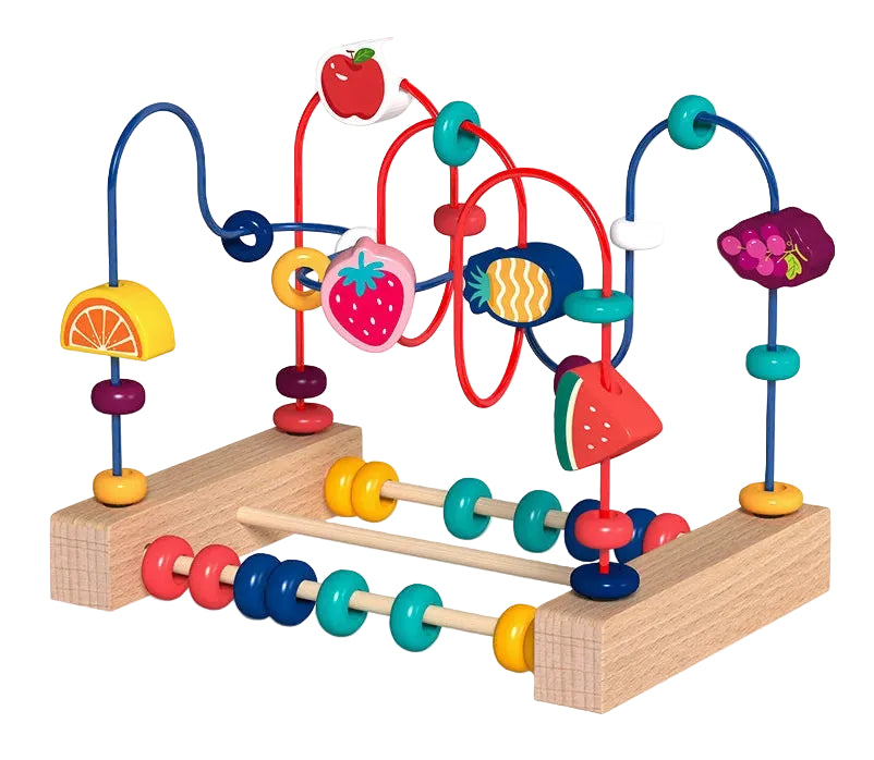 Wooden Bead Maze — Montessori Activity Toy