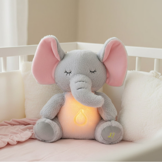 Breathing Teddy Bear — Interactive Sleep Companion with Music & Light