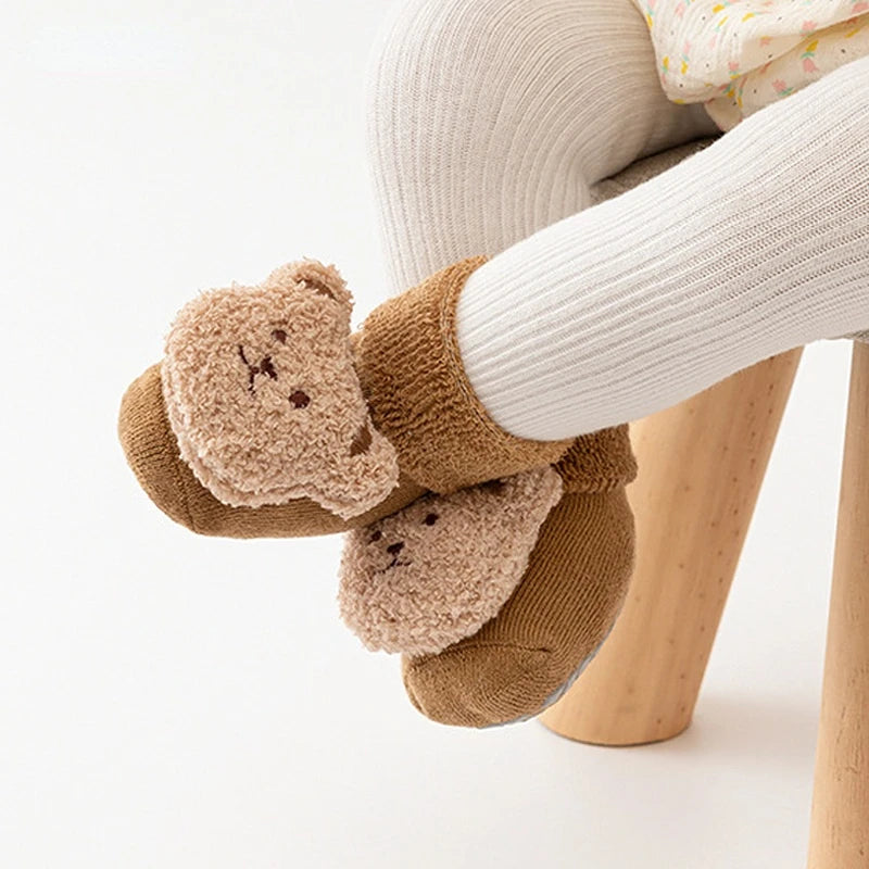 Bear Baby Socks — Winter Grip