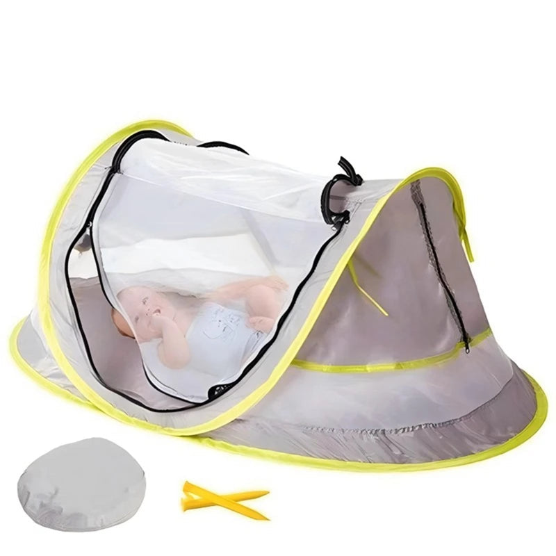 Pop-Up Beach Tent — UV Protection & Mosquito Net