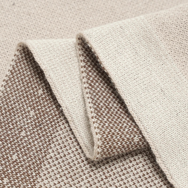 Cotton Knit Baby Blanket — Cartoon Swaddle Wrap