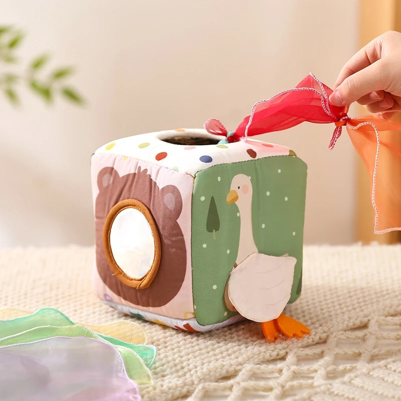 Montessori Tissue Box — Baby Sensory Play