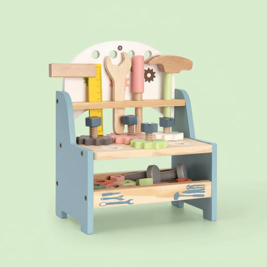 Montessori Tool Bench – Wooden Workshop