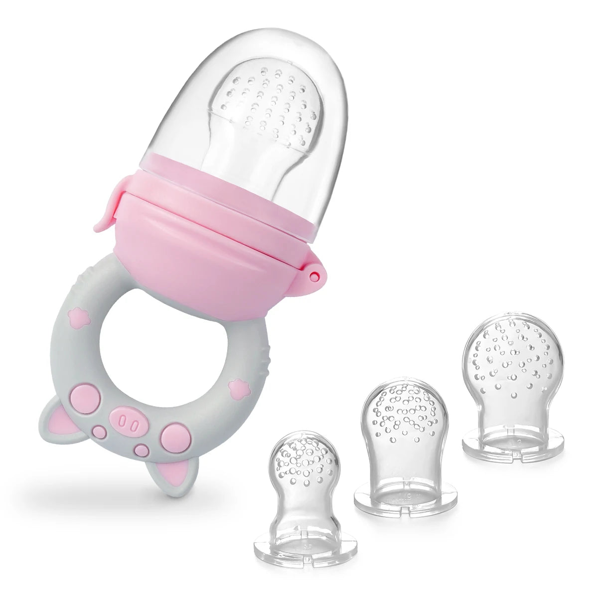 Silicone Fruit & Vegetable Feeder - 4-delige Set
