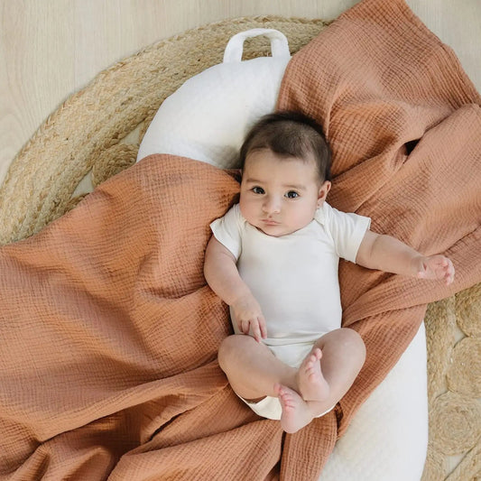 Baby Muslin Swaddle Blankets — Set of 3