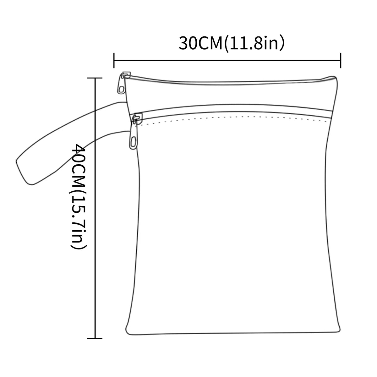 Waterproof Wet & Dry Bag Set - 2 Pack