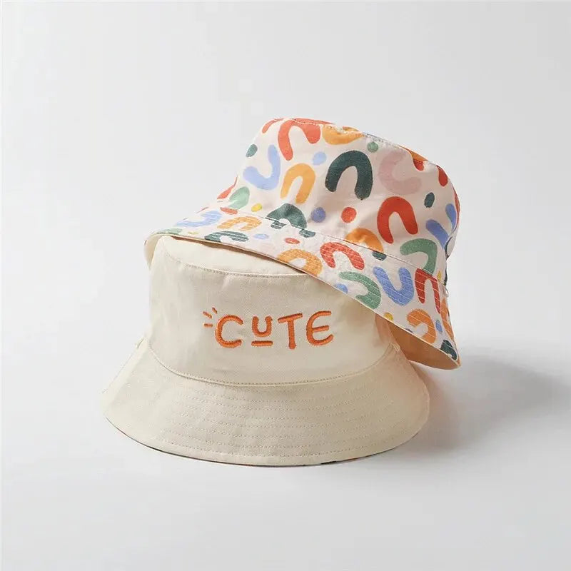 Reversible Bucket Hat - Double-Sided Sun Hat