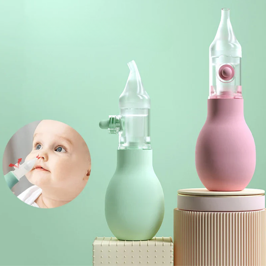Soft Silicone Baby Nasal Aspirator — Anti-Backflow Nose Cleaner