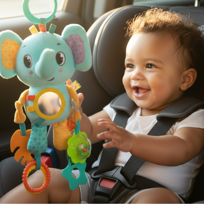 Baby Hanging Toy aan autostoel