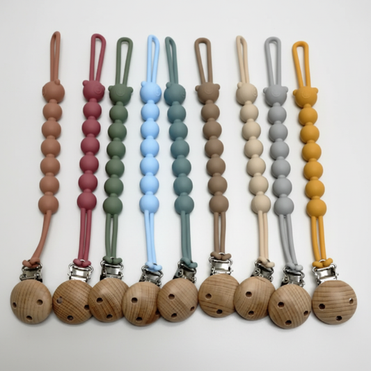 Baby Pacifier Chains neutraal grijs