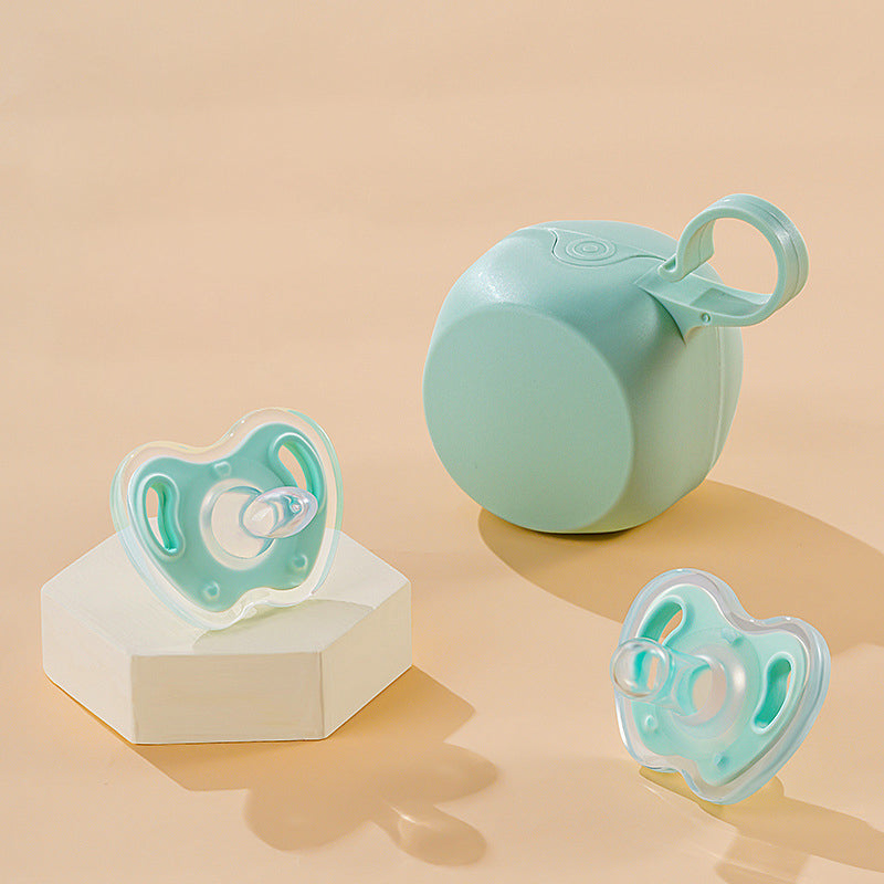 Silicone Pacifier with Storage Box — Ultra-Light & BPA-Free