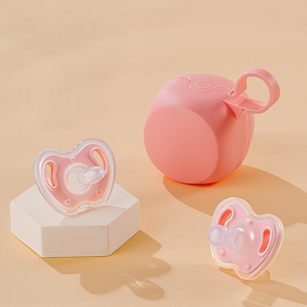 Silicone Pacifier with Storage Box — Ultra-Light & BPA-Free