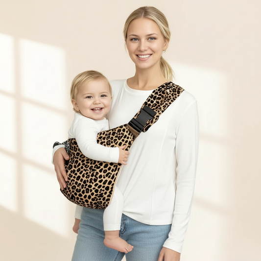 Leopard Print Baby Sling Hip Carry